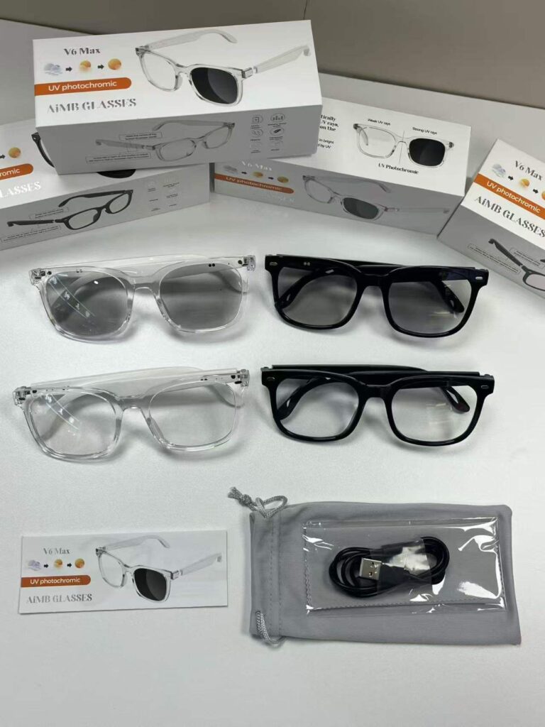 New V6 Max Smart Sunglasses UV protection Bluetooth Call Music Playback Remote Photography Answer the Phone Smart Glasses