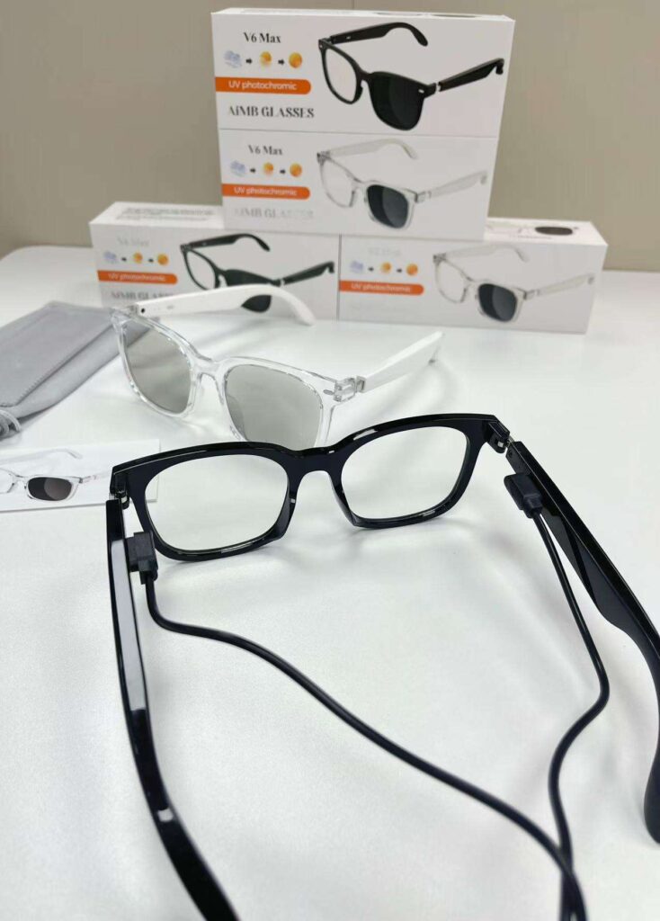 New V6 Max Smart Sunglasses UV protection Bluetooth Call Music Playback Remote Photography Answer the Phone Smart Glasses