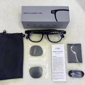 CY01 Trends Lightweight Smart Glasses Wireless 800W Pixels Camera Flip Waterproof Travel AI Translation for Hands-Free Filming