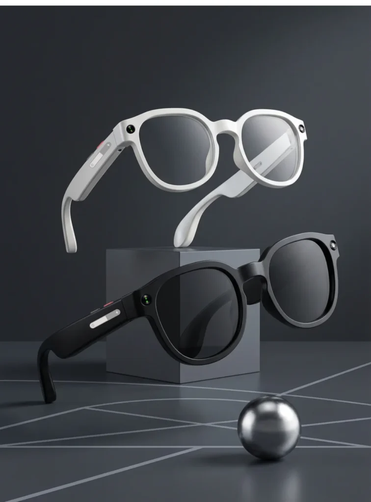 Smart AI Glasses 5MP Camera Recording Videos Photo Recognition Answer 100+ Languages Translation Music Play Call Sunglass