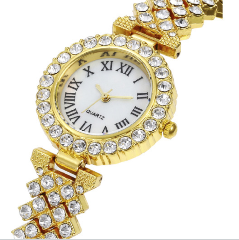 Classic Bling Rhinestone Watch Hot Sale Quartz Watches for Girls Woman Gift