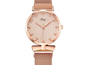 Watch for Woman Fashion Mesh Strap Exquisite Bracelet Quartz Watches