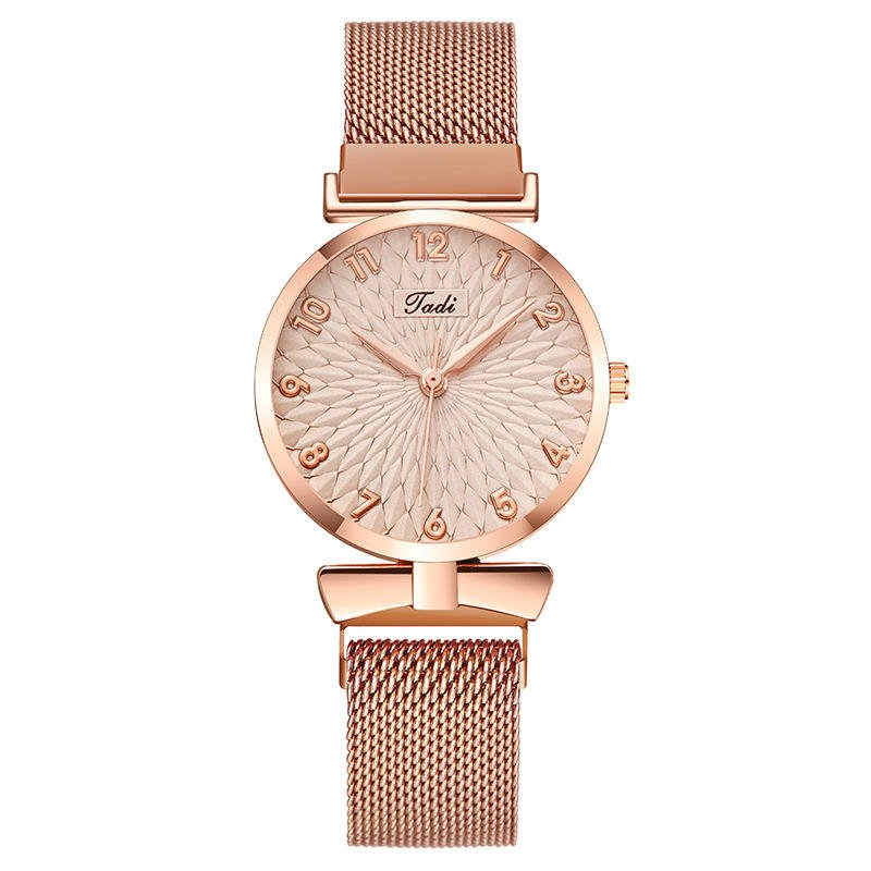 Watch for Woman Fashion Mesh Strap Exquisite Bracelet Quartz Watches